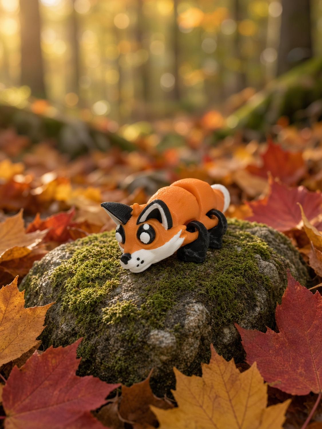 Renard articulé, impression 3D, photo 2