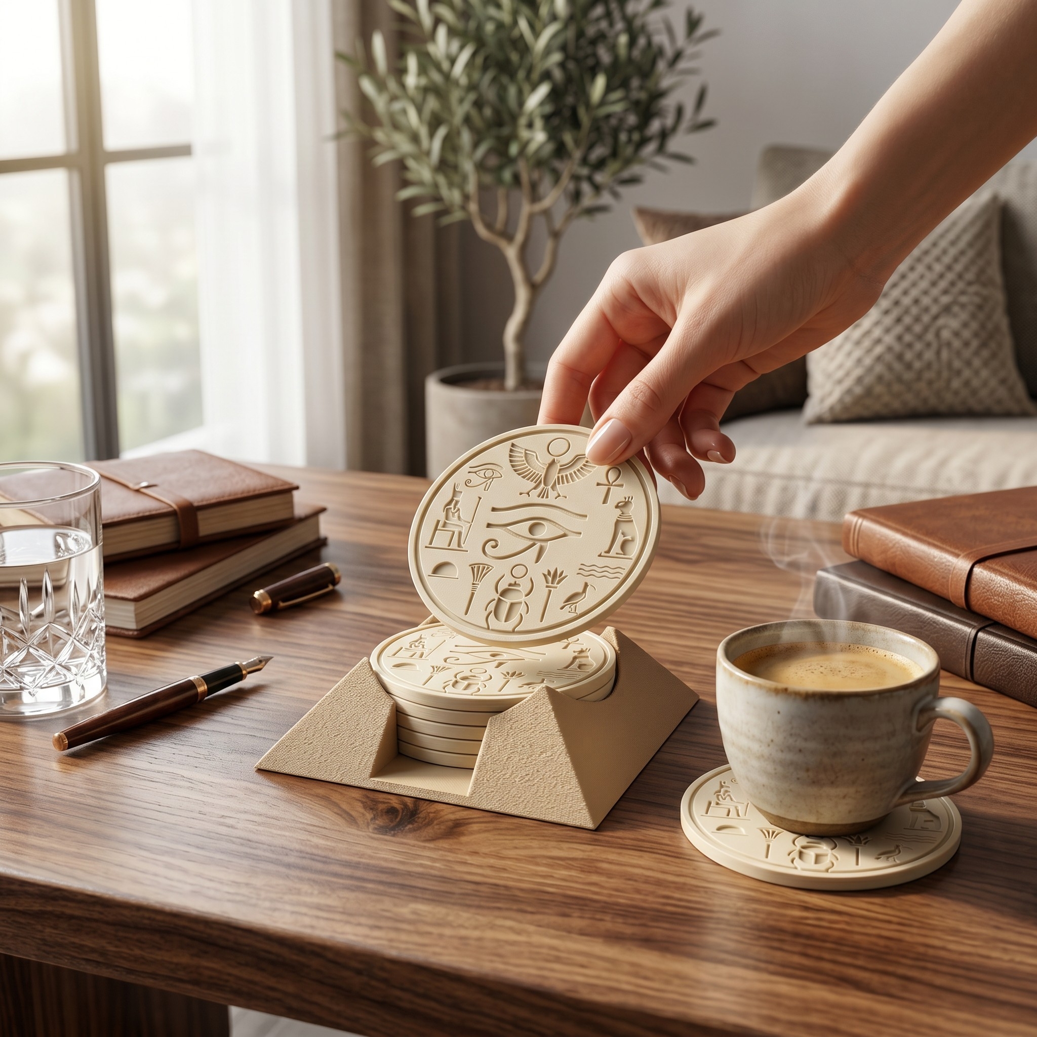 Ancient Egyptian coaster set - Image 16