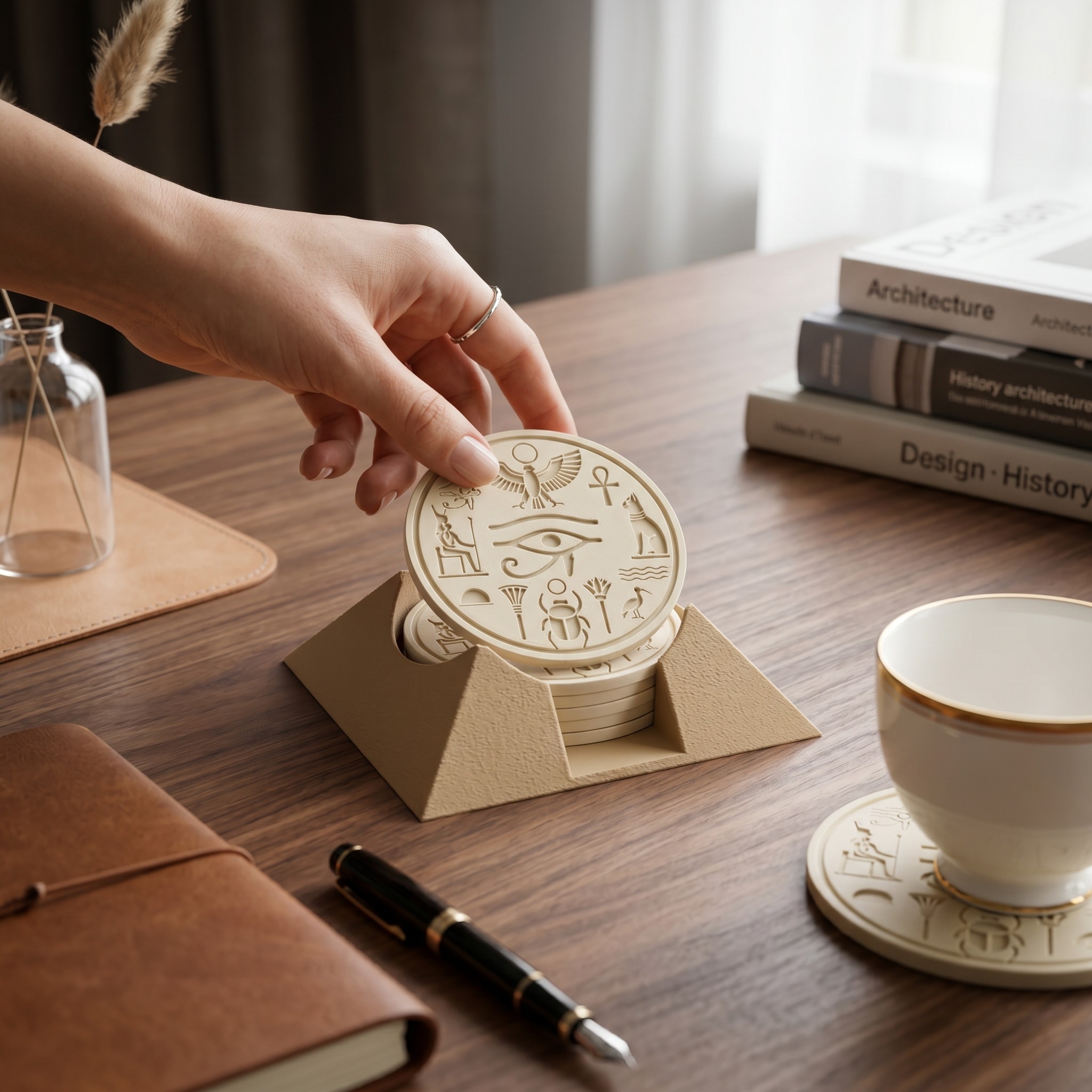 Ancient Egyptian coaster set - Image 11