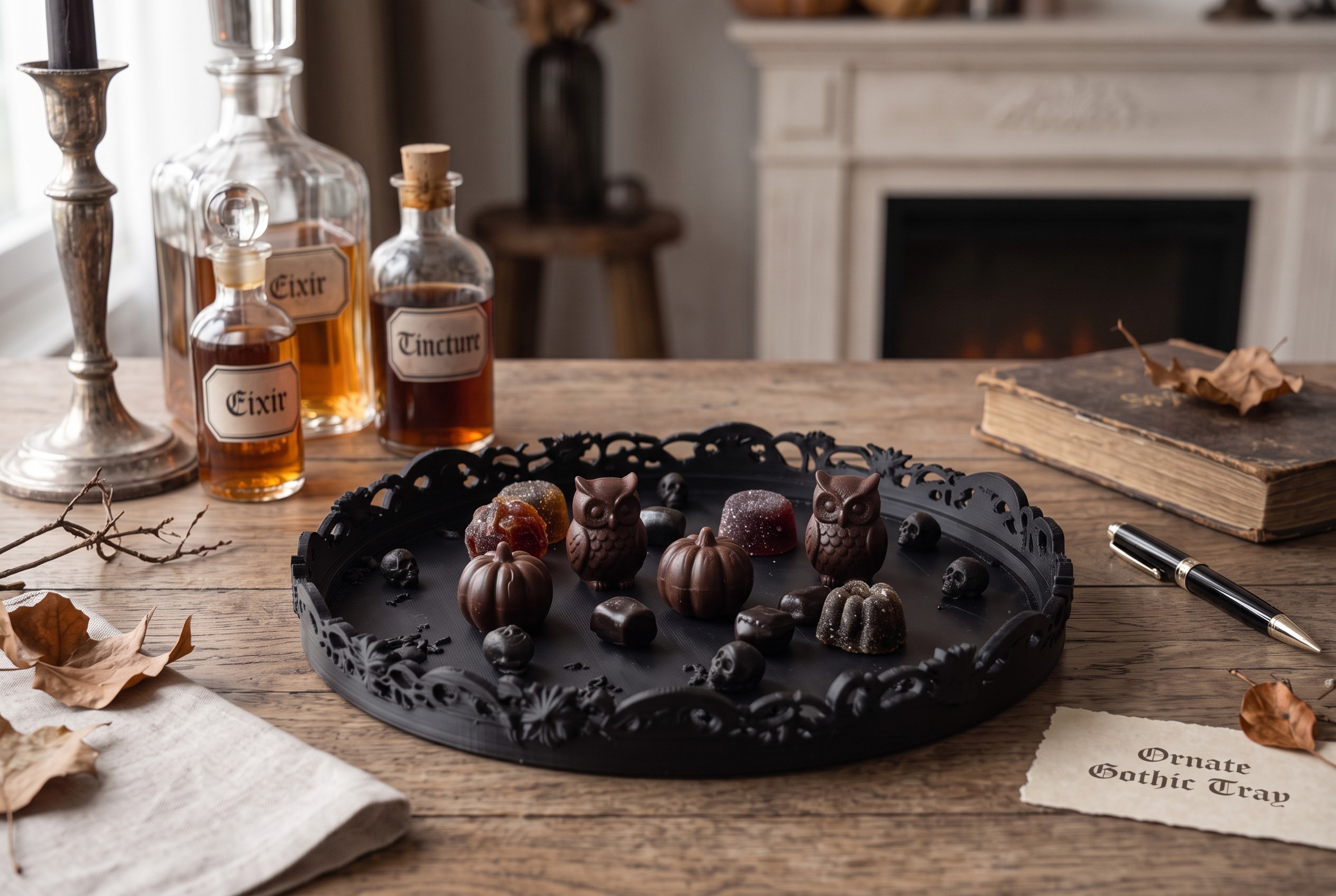 Gothic-style tray for any occasion