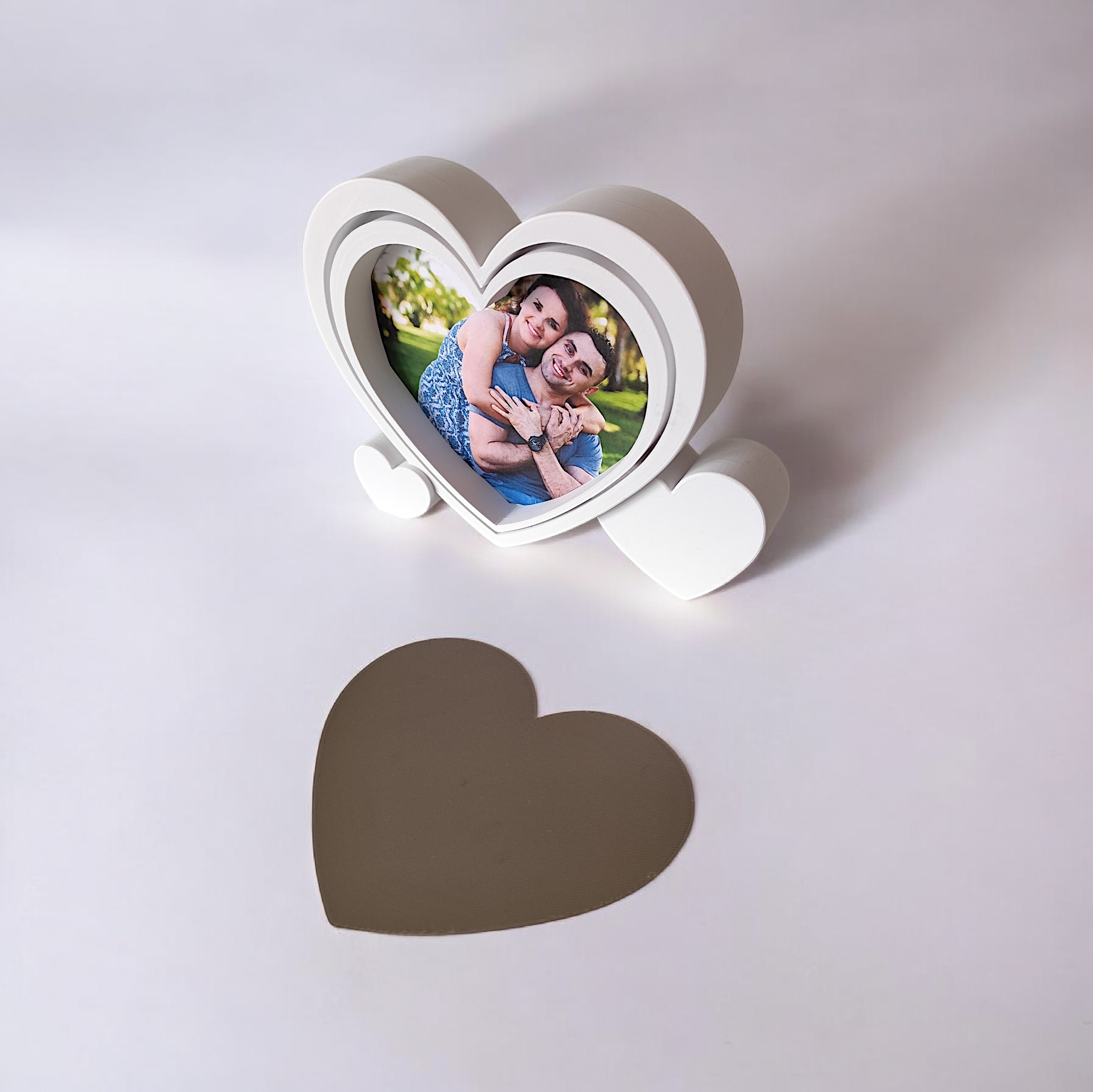 Heart-shaped photo frame (with cutting template) — view 4