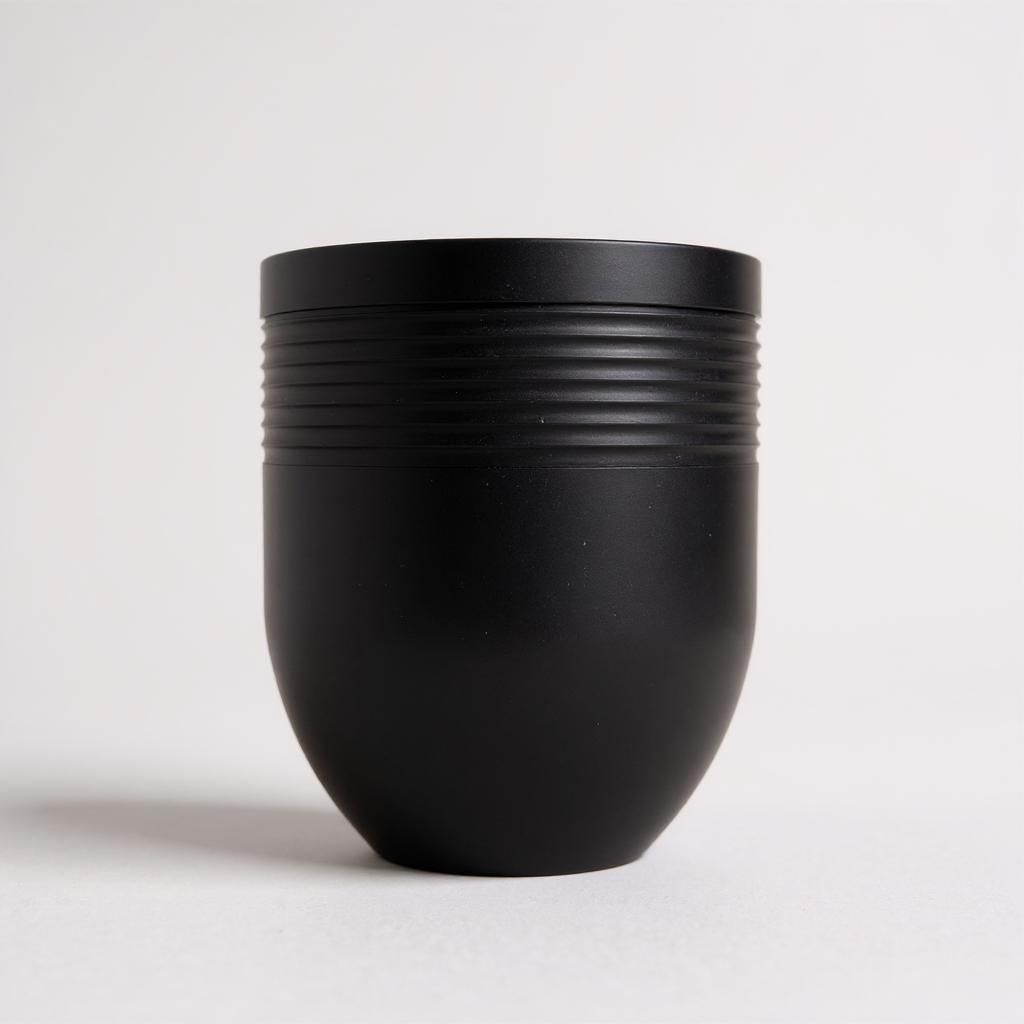 Large utility cup with a decorative touch — view 4