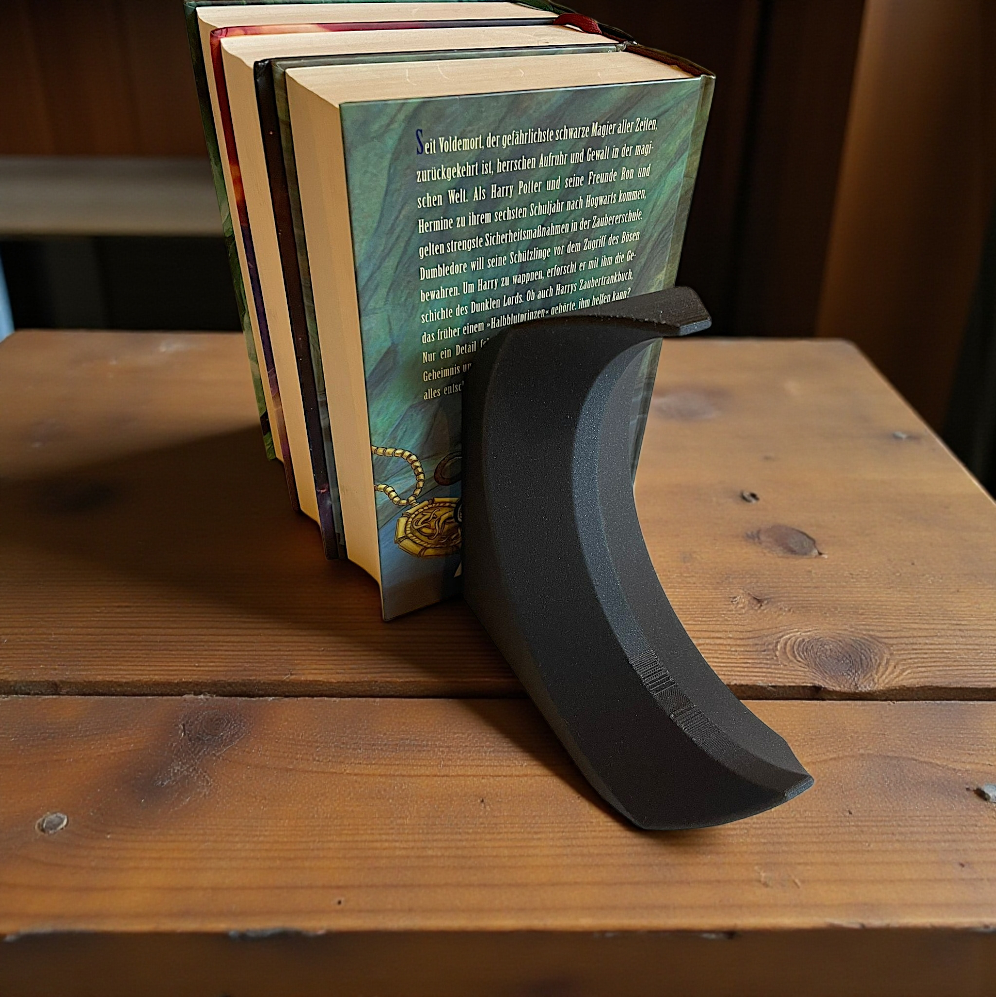 Crescent moon bookends (pair) — view 3