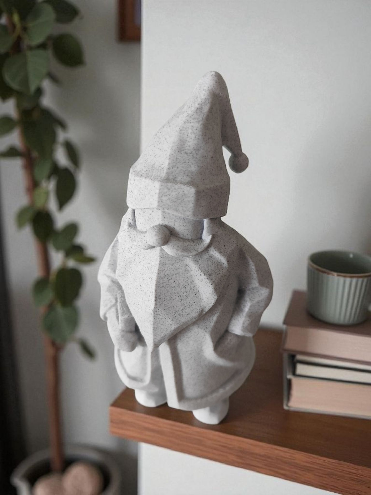 Minimalist Santa Claus figurine — view 3