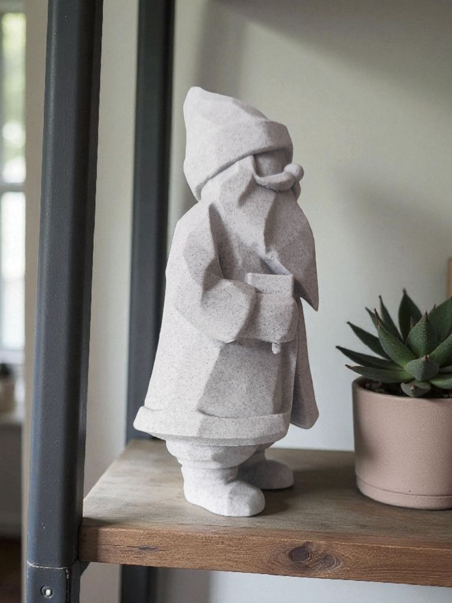 Minimalist Santa Claus figurine — view 4