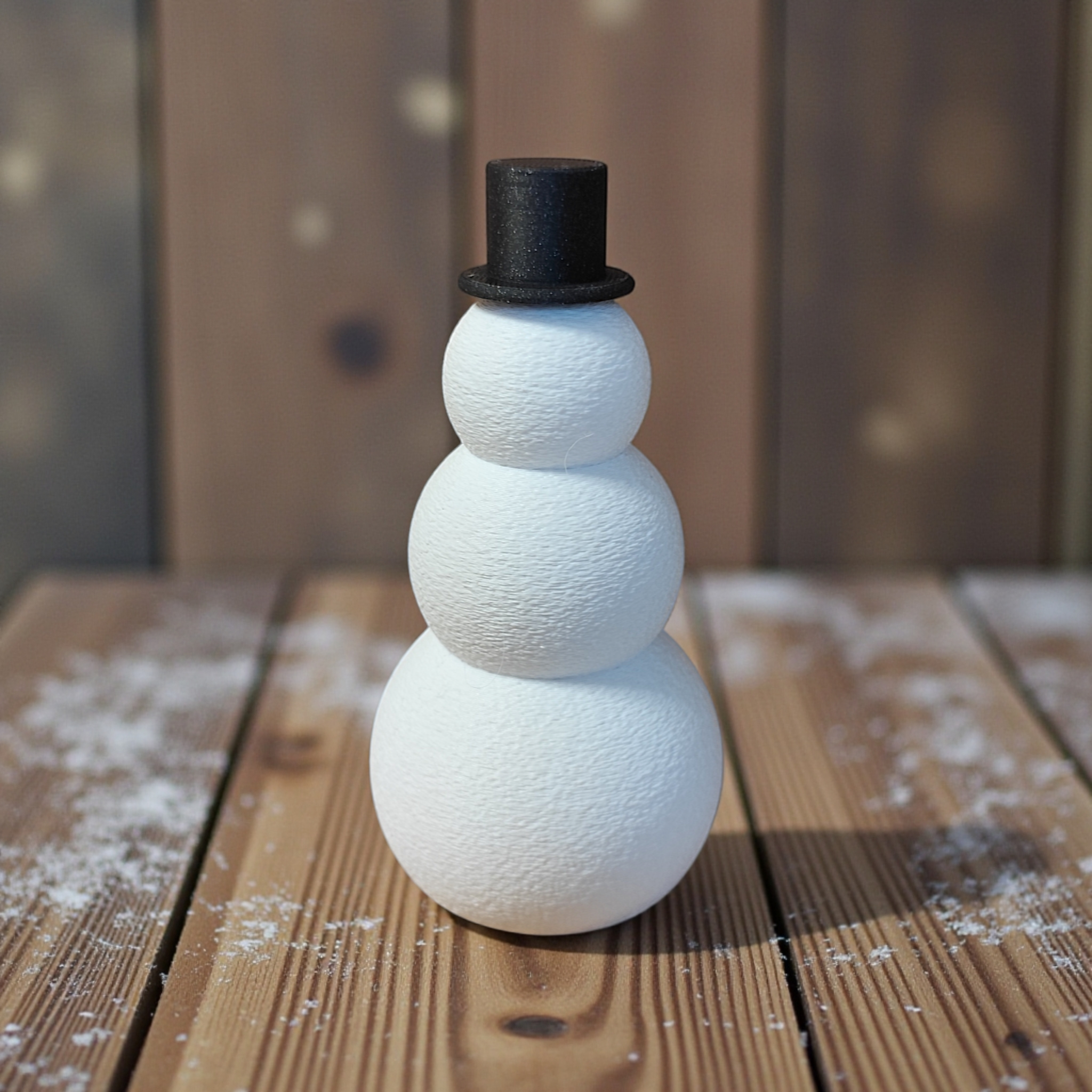 Minimalist snowman set — view 4