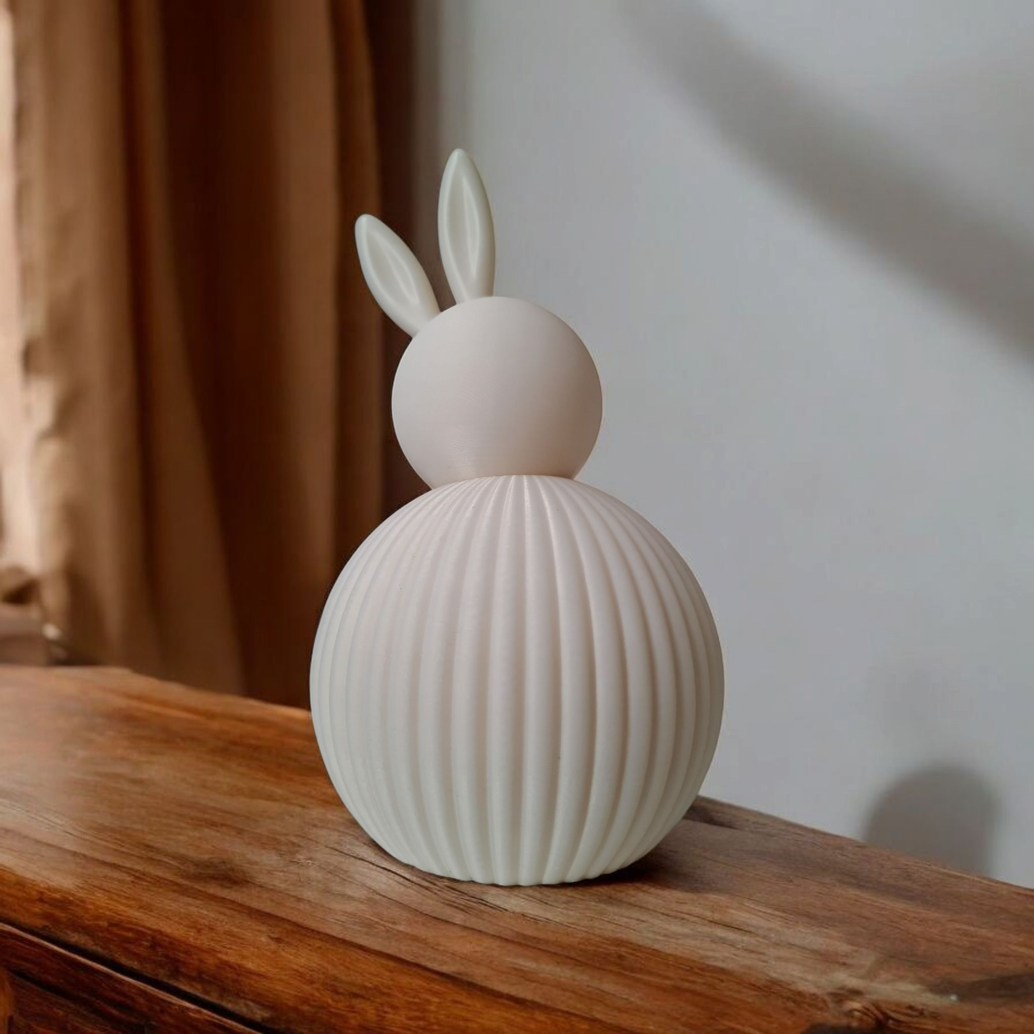 Ribbed Easter bunny duo — view 3