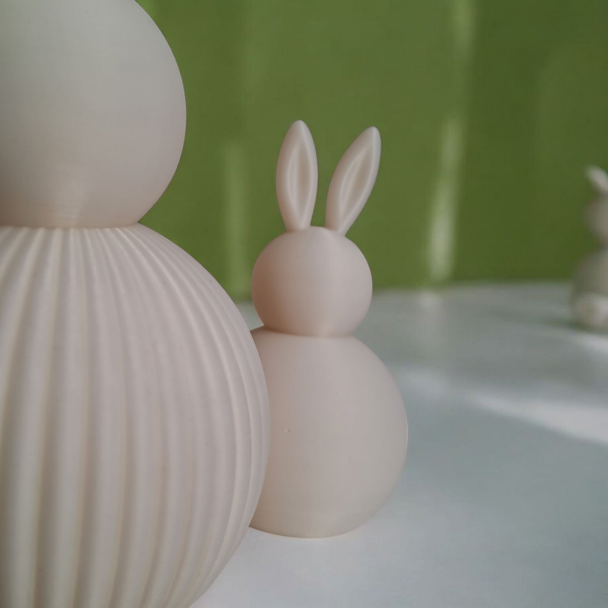 Ribbed Easter bunny duo — view 4