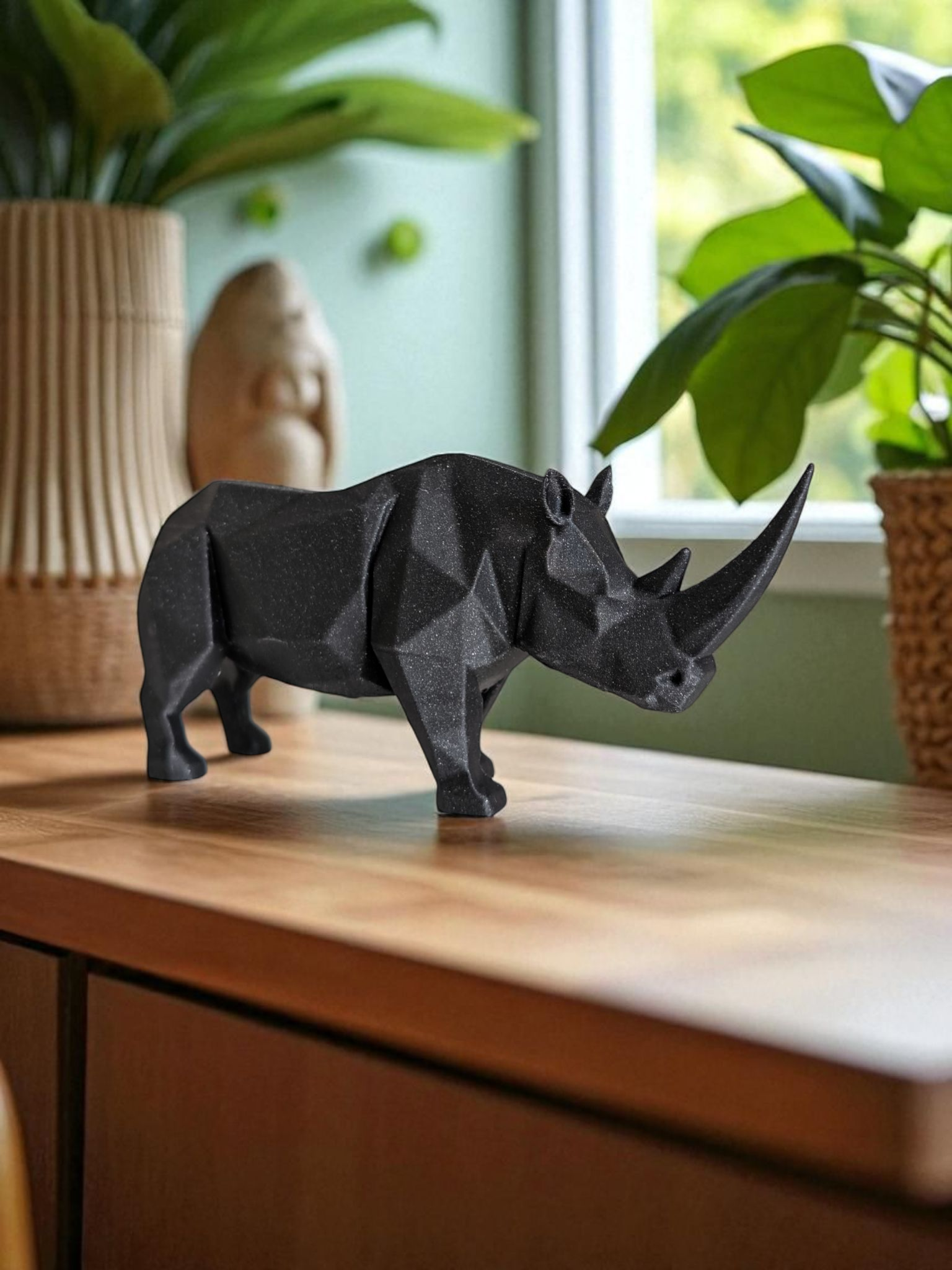 Low-poly rhinoceros