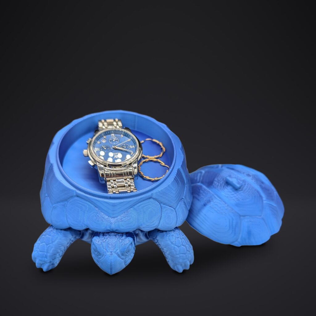 Coffret tortue pour montre — projet « Vos idées, imprimées », Komplice3D