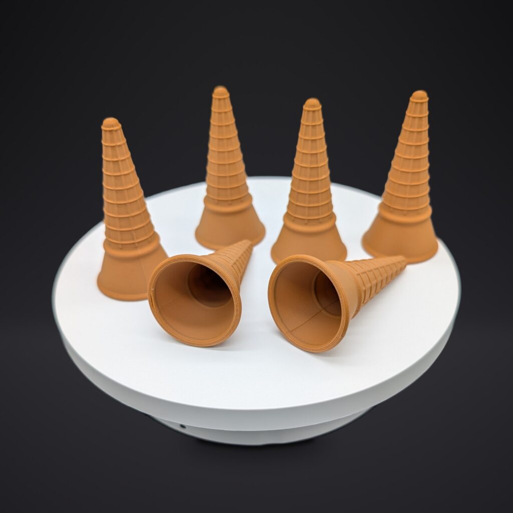 Cornets imprimés — projet « Vos idées, imprimées », Komplice3D