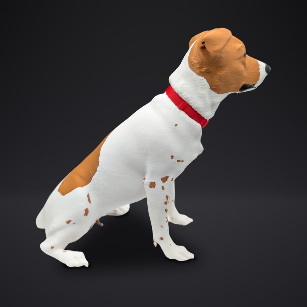 Figurine imprimée, de dos — projet « Le petit malin », Komplice3D