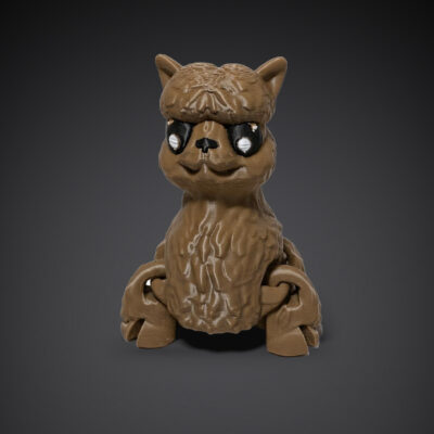 Alpaga articulé, impression 3D