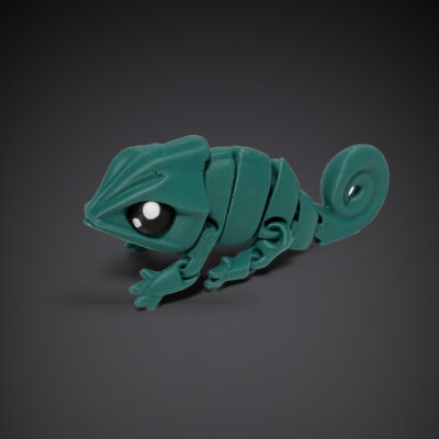 Caméléon articulé, impression 3D