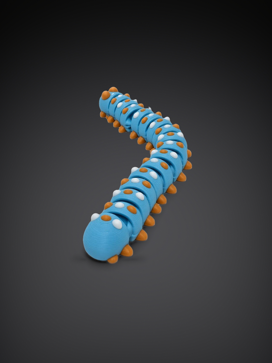 Chenille articulée, impression 3D, photo 10
