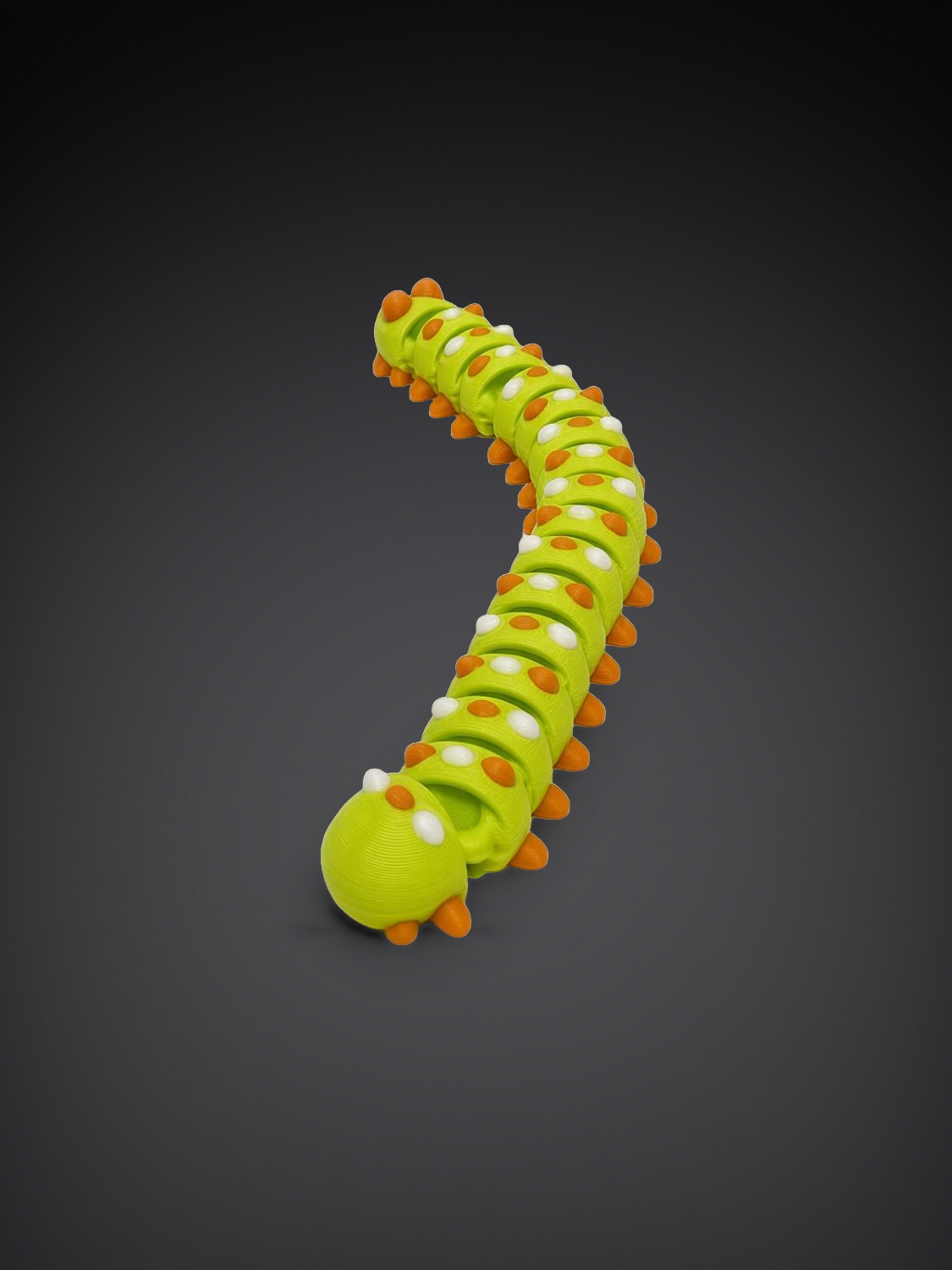 Chenille articulée, impression 3D, photo 6
