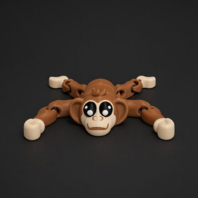 Chimpanzé articulé, impression 3D