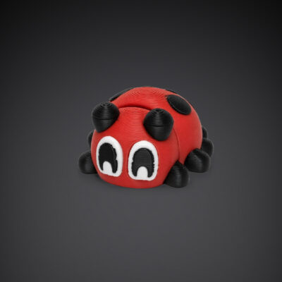 Coccinelle articulée, impression 3D