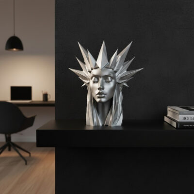Buste de la Reine des glaces, impression 3D