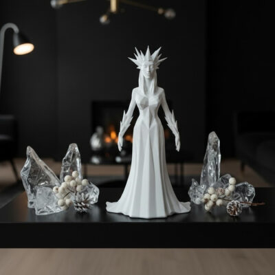 La Reine des glaces (corps entier), impression 3D