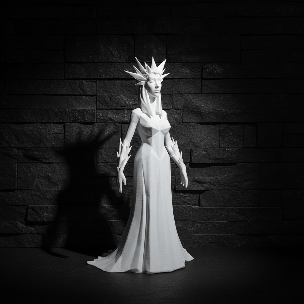 The Ice Queen (full body), 3D printed, photo 4