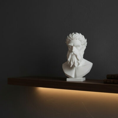 Buste moderne de Zeus, impression 3D
