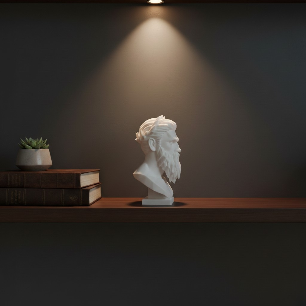 Modern Zeus bust, 3D printed, photo 3