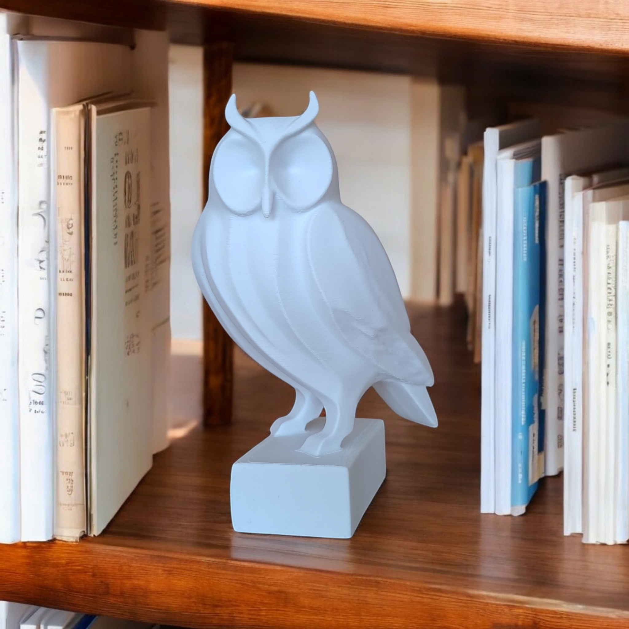 Majestic owl on a base — view 4