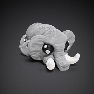 Éléphant articulé, impression 3D