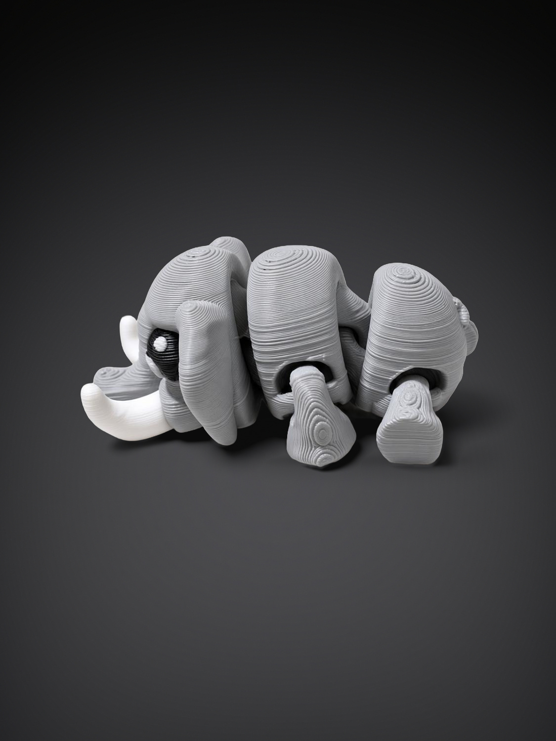 Éléphant articulé, impression 3D, photo 4