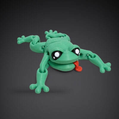 Grenouille articulée, impression 3D