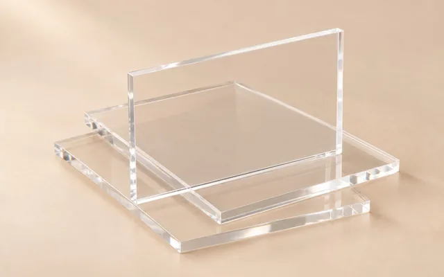 Plaques d’acrylique transparent pour la gravure laser