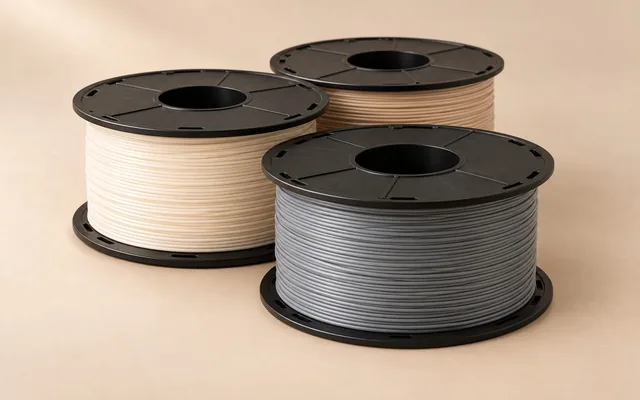 Bobines de filament PLA de couleurs neutres pour l’impression 3D