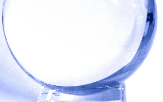 Sphère de verre transparent pour la gravure laser