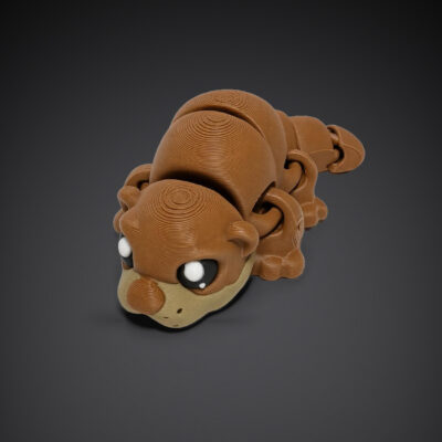 Loutre articulée, impression 3D