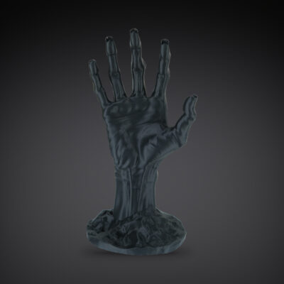 Main de squelette – porte-bagues gothique, impression 3D