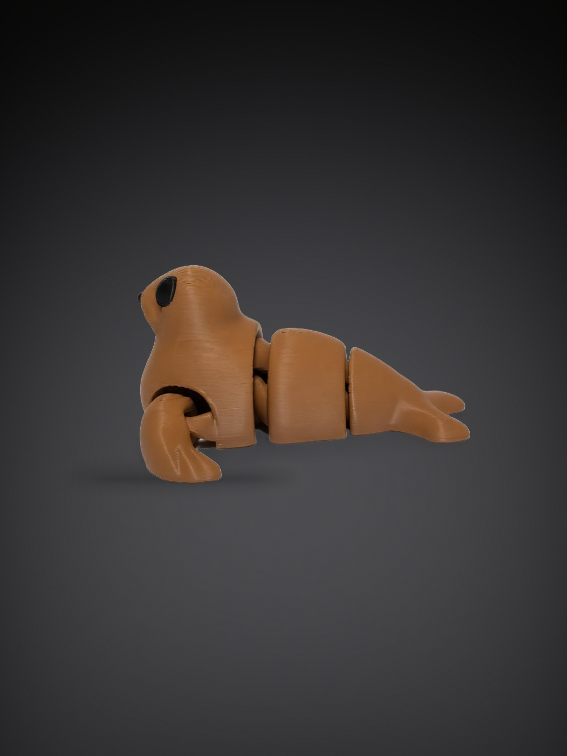 Phoque articulé, impression 3D, photo 3