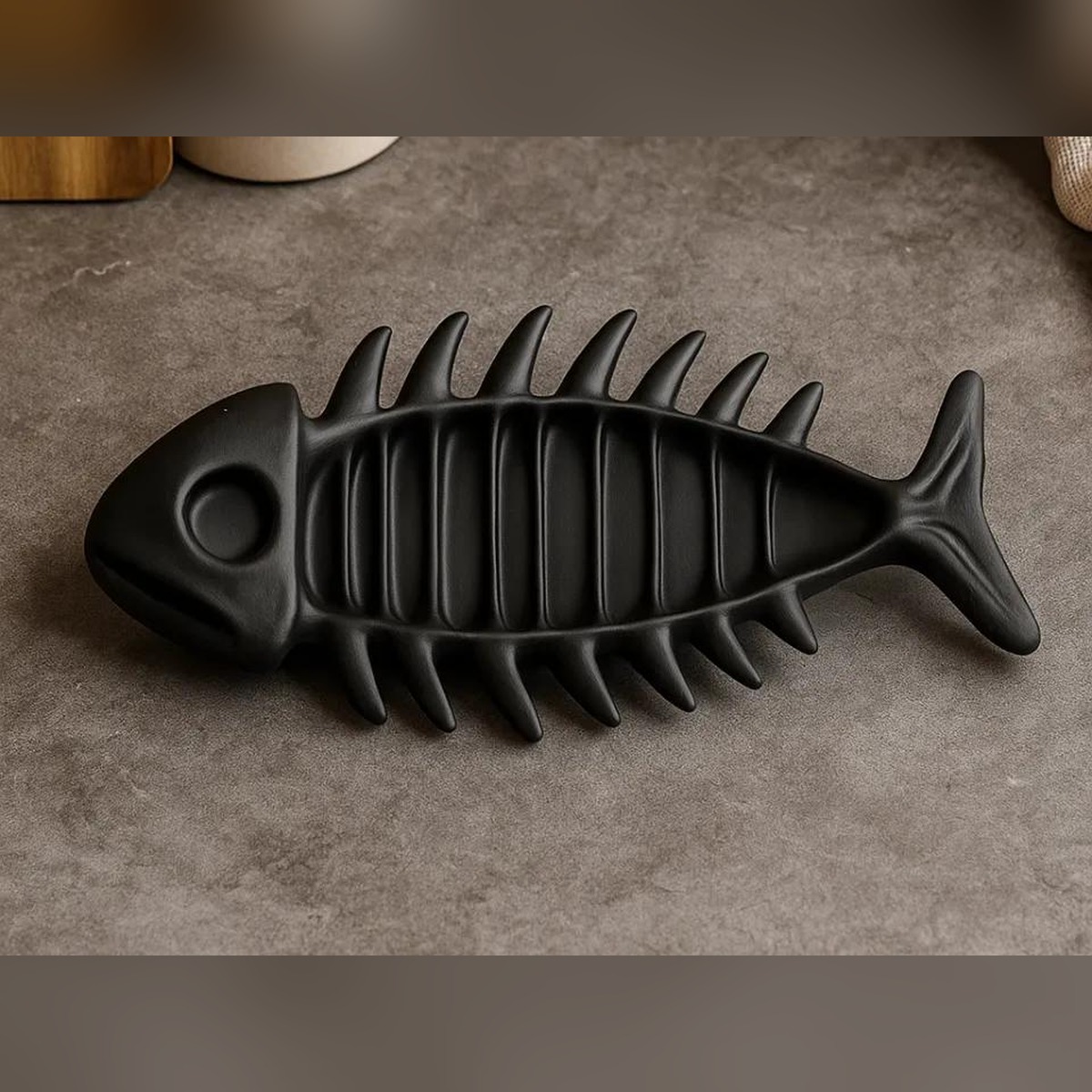 Fish skeleton tray – catch-all, 3D printed, photo 2