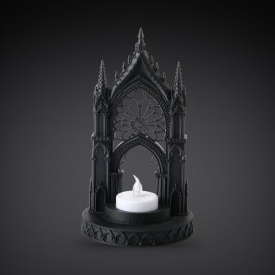 Porte-lampion cathédrale gothique – lumière DEL, impression 3D