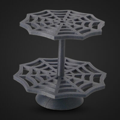 Présentoir à bonbons toile d’araignée – 2 étages, impression 3D