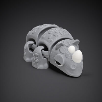 Rhinocéros articulé, impression 3D