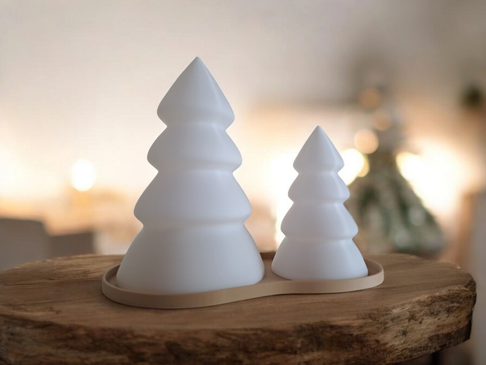 Christmas tree set with tray (LED) — view 4