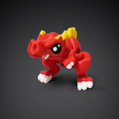 Spinosaure articulé, impression 3D