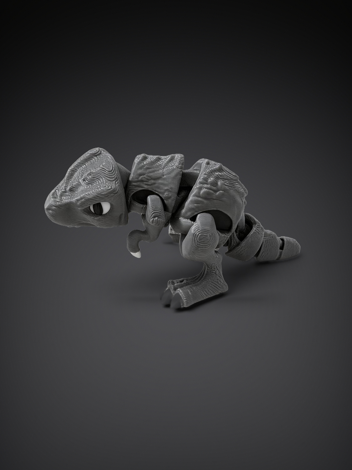 T-Rex articulé, impression 3D, photo 3