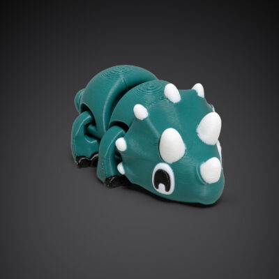 Tricératops articulé, impression 3D